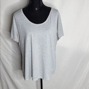Light Gray Women's Short Sleeve Top
